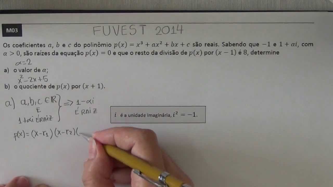 Thumbnail: Matemática Fuvest 2014 2ª fase M03