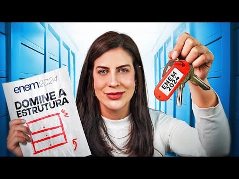 Thumbnail da aula: Como ORGANIZAR a sua REDAÇÃO DO ENEM 2024