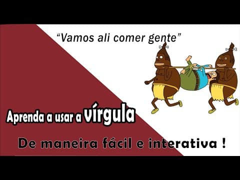 Thumbnail da aula: USO DA VÍRGULA: Saiba como usar a vírgula corretamente! | Desenhando a Solução
