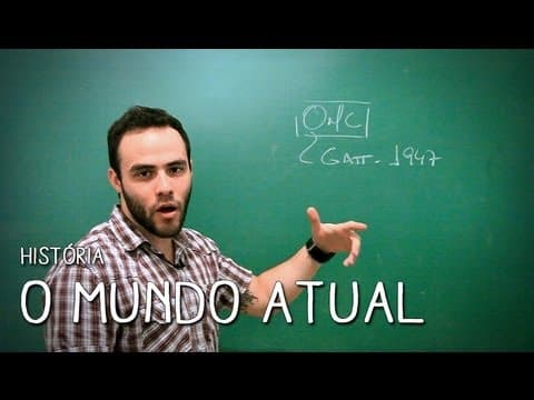 Thumbnail da aula: O que é Organização Mundial de Comércio (OMC)?  - Aula ao Vivo: História | Descomplica