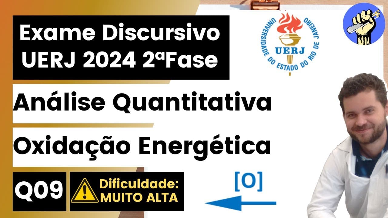 Thumbnail: ✏️UERJ 2024 | Um alceno pode ser identificado a partir dos produtos formados em sua reação de