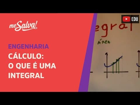 Thumbnail da aula: Me Salva! Cálculo - O que é uma Integral?
