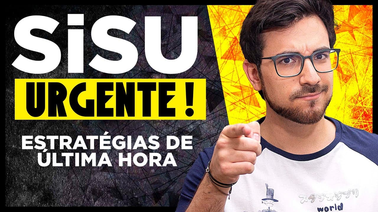 Thumbnail: ⏰ VEJA ANTES DO FIM DO SISU 2021!! O vídeo MAIS IMPORTANTE