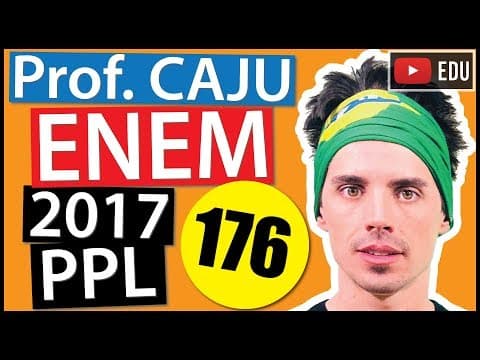 Thumbnail da aula: [ENEM 2017 PPL] 176 📒 GEOMETRIA ANALÍTICA Em um mês, uma loja de eletrônicos começa a obter lucro