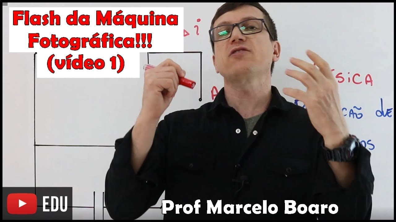 Thumbnail: Como funciona o flash da máquina fotográfica? Vídeo 1 - Circuito RC   Eletrodinâmica   VÍDEO nº6