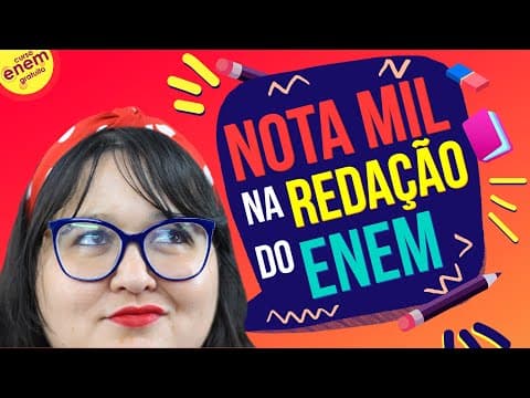 Thumbnail da aula: COMO PLANEJAR A REDAÇÃO DO ENEM: Esqueleto do Texto Dissertativo-Argumentativo