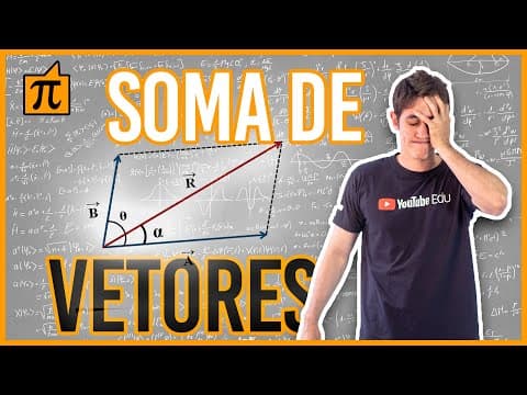 Thumbnail da aula: a LEI dos COSSENOS na FÍSICA (SOMA DE VETORES: REGRA DO PARALELOGRAMO)