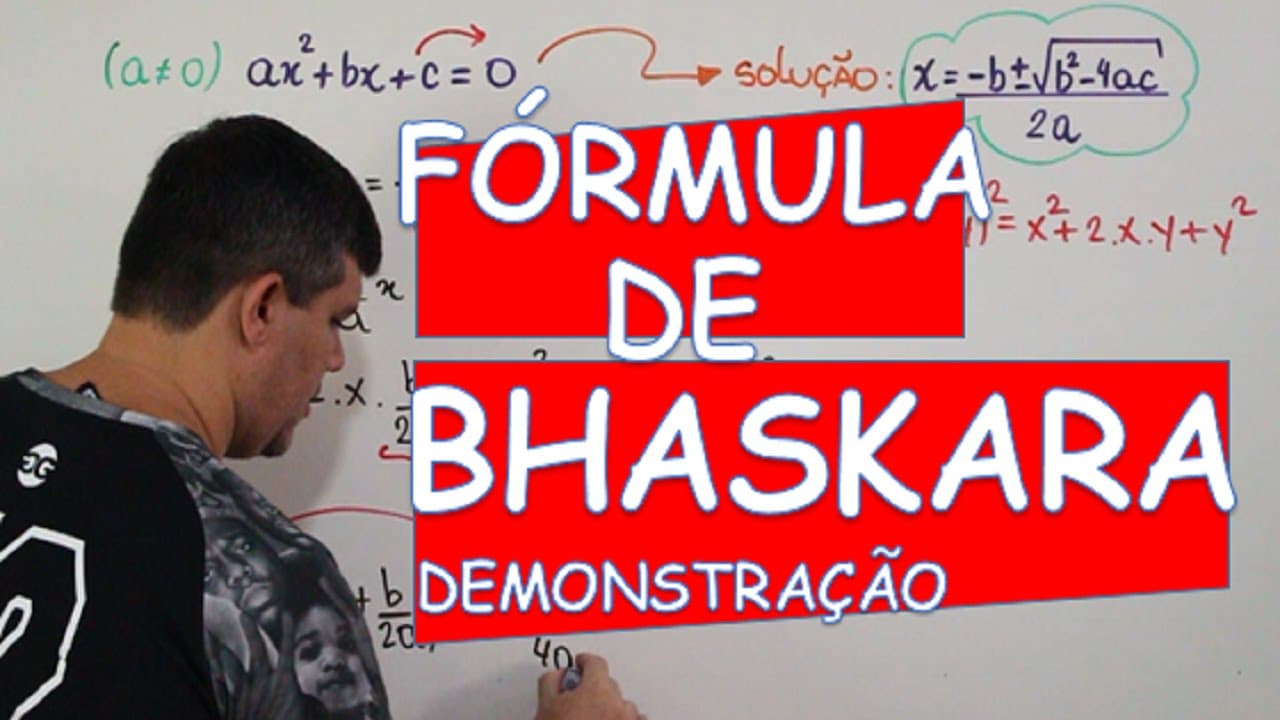 Thumbnail: FÓRMULA DE BHASKARA - DEMONSTRAÇÃO