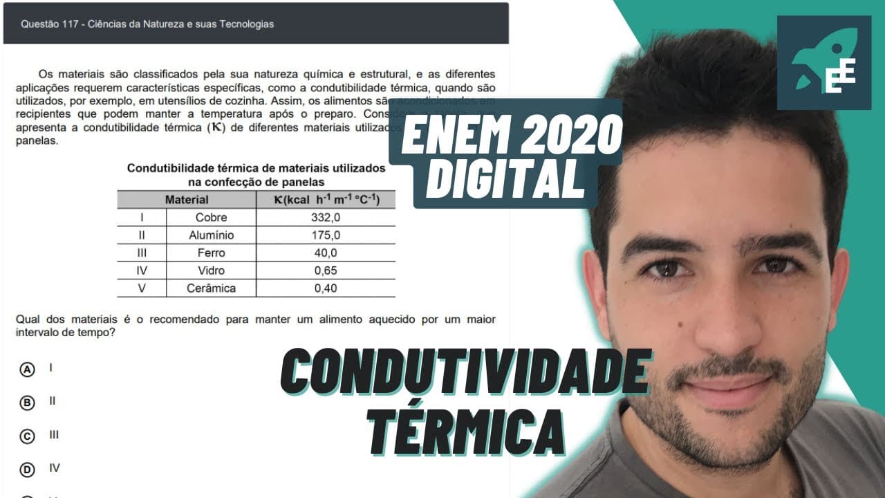 Thumbnail: Os materiais são classificados pela sua natureza química - FÍSICA EXATAS ENEM 2020 DIGITAL