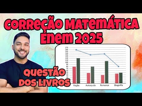 Thumbnail da aula: ENEM 2025 - MATEMÁTICA | UMA LIVRARIA COMERCIALIZA LIVROS DOS SEGUINTER GÊNEROS LITERÁRIOS...