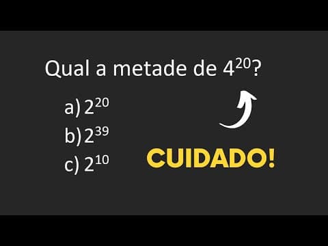 Thumbnail da aula: 98% dos alunos erram! - [Desafio de matemática básica]