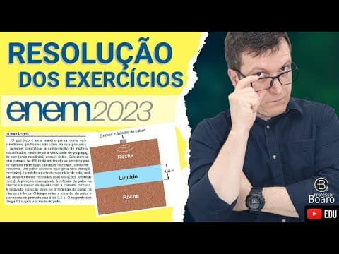 Thumbnail da aula: ENEM 2023 - RESOLUÇÃO dos EXERCÍCIOS - (ENEM 2023 - 114 - Caderno AMARELO) O petróleo é uma matéria
