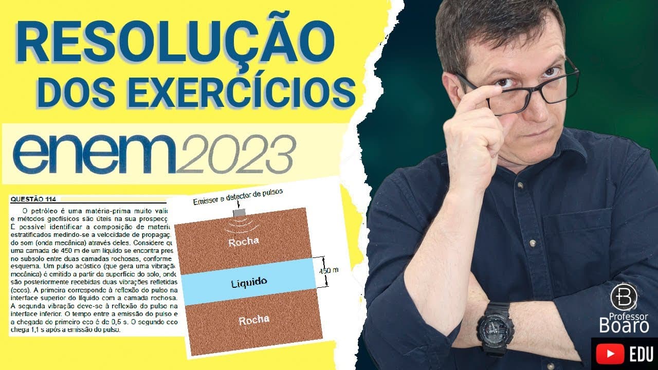 Thumbnail: ENEM 2023 - RESOLUÇÃO dos EXERCÍCIOS - (ENEM 2023 - 114 - Caderno AMARELO) O petróleo é uma matéria