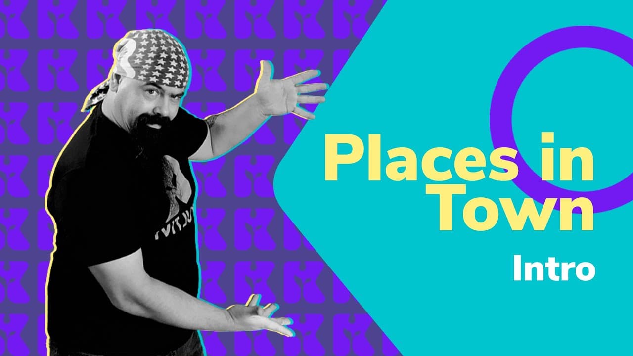Thumbnail: Places in Town - Intro (Lugares na Cidade) | Inglês 2.0