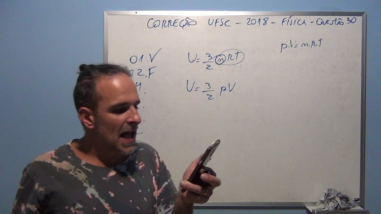 Thumbnail: Correção UFSC 2018 Física Questão 30