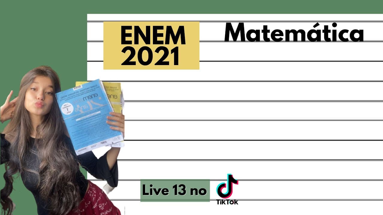 Thumbnail: Resolvendo Matemática Enem 2021