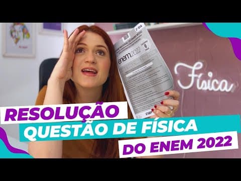 Thumbnail da aula: Questão de física ENEM 2022 - Em um dia de calor intenso, dois colegas brincar com água da mangueira