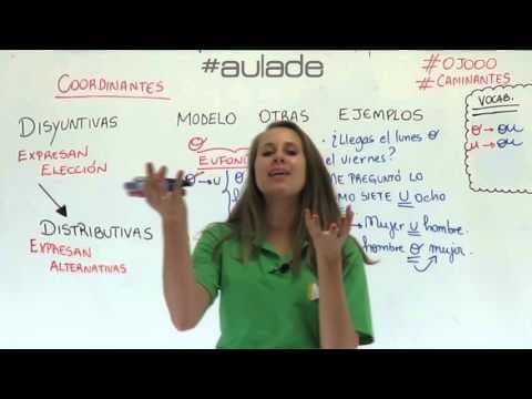 Thumbnail da aula: Espanhol - Conjunciones Coordinantes: Disyuntivas y Distributivas
