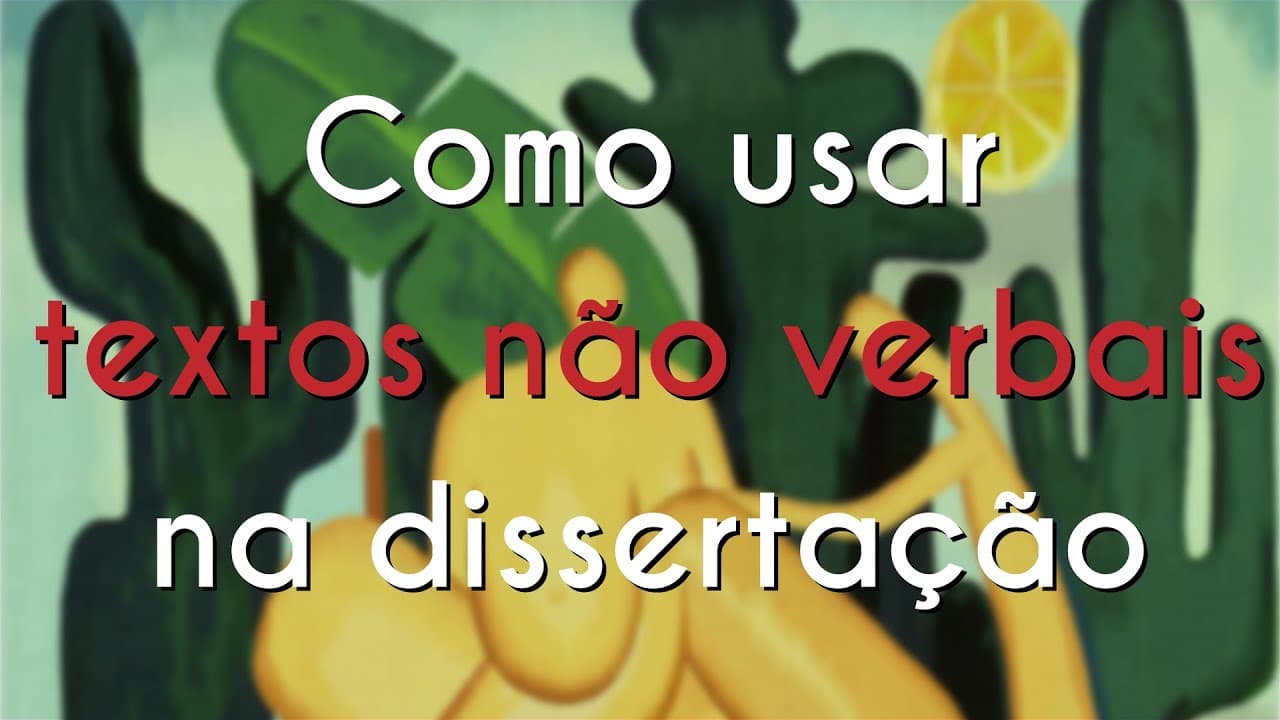 Thumbnail: Como usar textos não verbais na dissertação - Brasil Escola