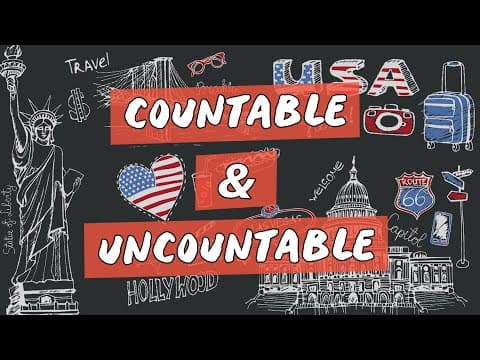 Thumbnail da aula: Countable & Uncountable - Brasil Escola