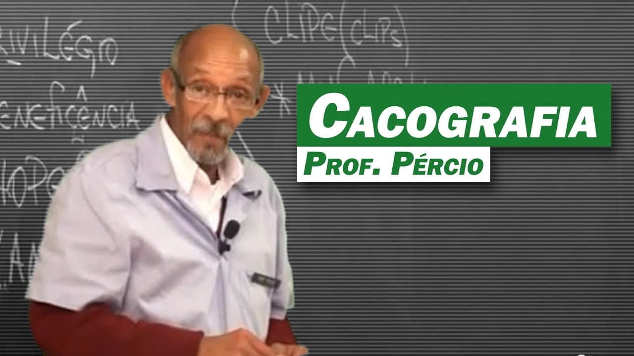 Thumbnail: Gramática - Cacografia