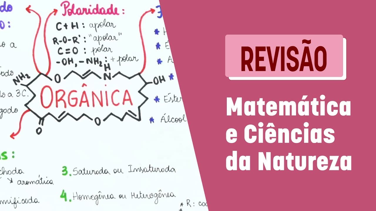 Thumbnail: Revisão de Ciências da Natureza e Matemática para o ENEM 2024