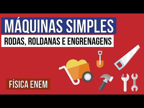 Thumbnail da aula: MÁQUINAS SIMPLES: rodas, roldanas e engrenagens | Física para o Enem | Flaverson Messias Batista