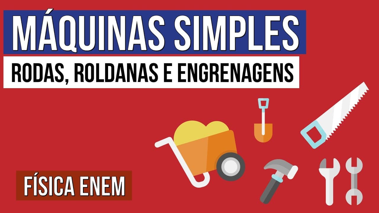 Thumbnail: MÁQUINAS SIMPLES: rodas, roldanas e engrenagens | Física para o Enem | Flaverson Messias Batista