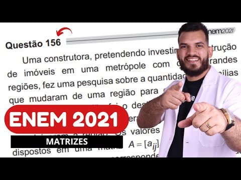 Thumbnail da aula: ENEM 2021 | Questão 156 - Prova Amarela