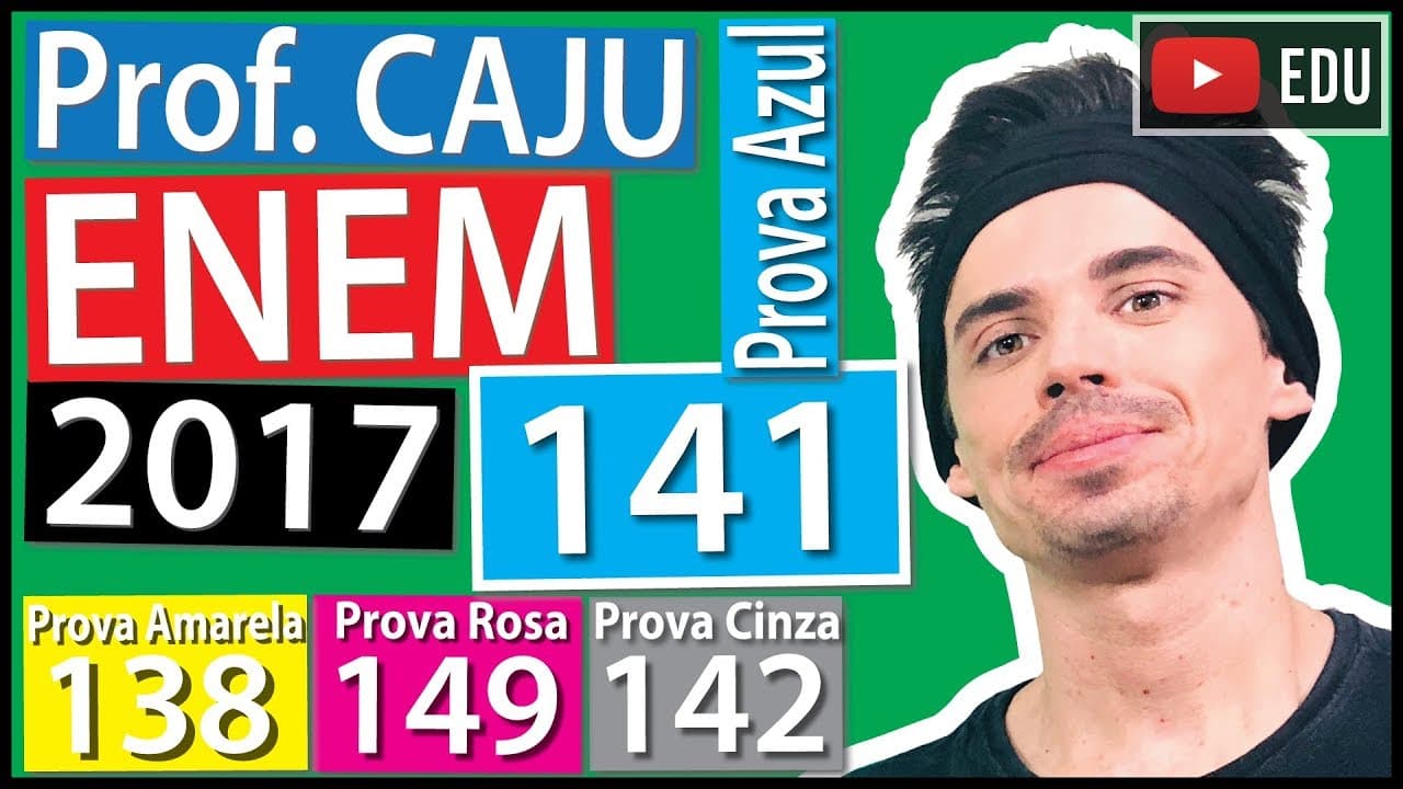 Thumbnail: [ENEM 2017] 141 📘 ÁLGEBRA Em uma cantina, o sucesso de venda no verão são sucos preparados
