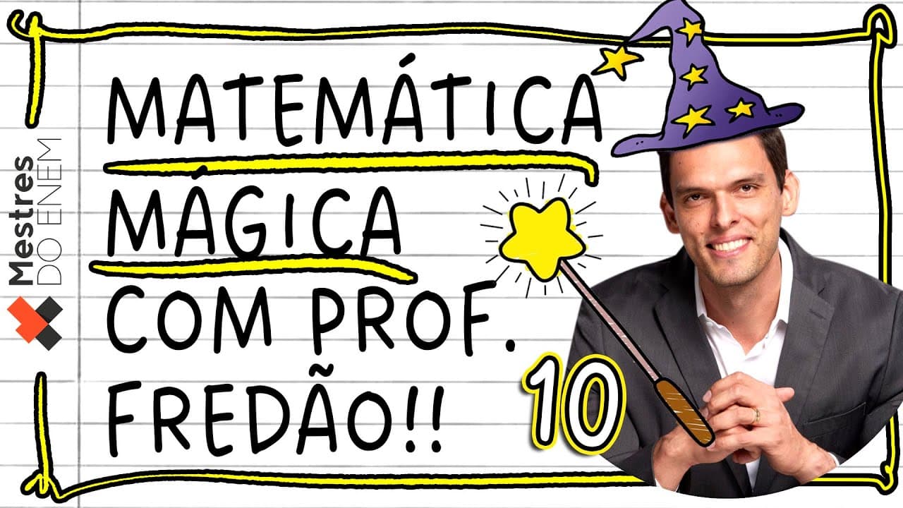 Thumbnail: 🧙‍♂️ MACETES DE MATEMÁTICA DO PROF. FREDÃO, o Gabaritador!! - Mestres do ENEM