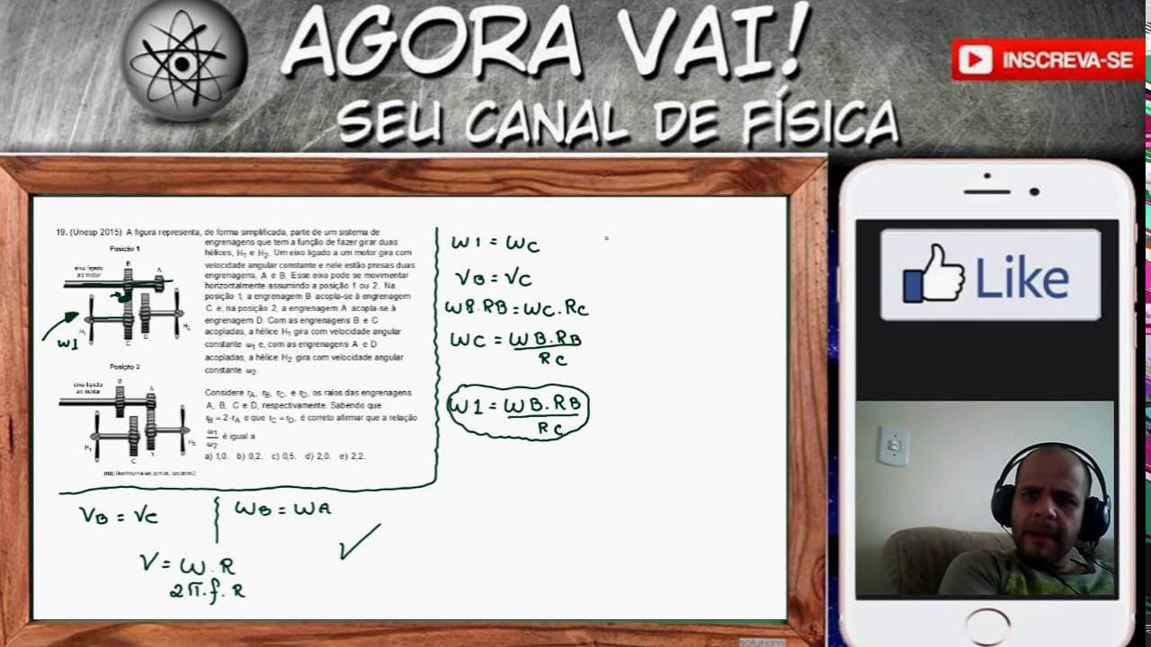 Thumbnail: RESOLUÇÃO COMENTADA UNESP: Movimento Circular Uniforme