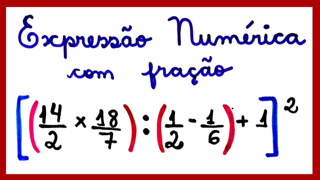 Thumbnail: EXPRESSÃO NUMÉRICA COM FRAÇÕES!! SUPER DICAS!!! TEM DIFICICULDADE COM EXPRESSÃO NUMERICA?