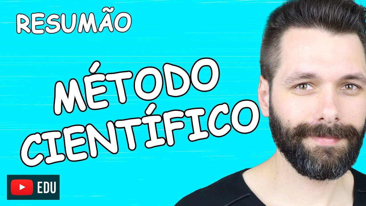 Thumbnail: RESUMO Sobre MÉTODO CIENTÍFICO | Biologia com Samuel Cunha