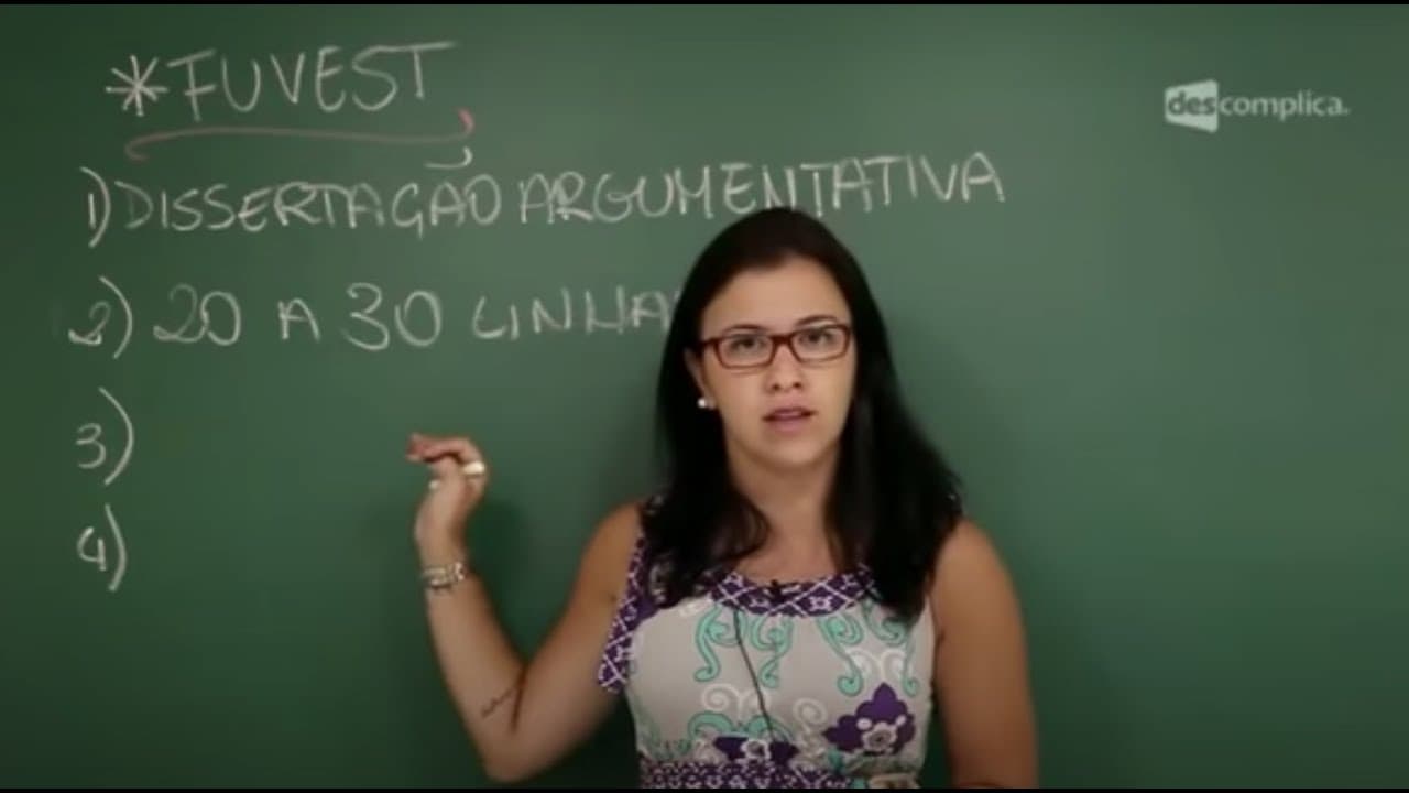 Thumbnail: Revisão para a FUVEST - Aula ao Vivo: Redação | Descomplica