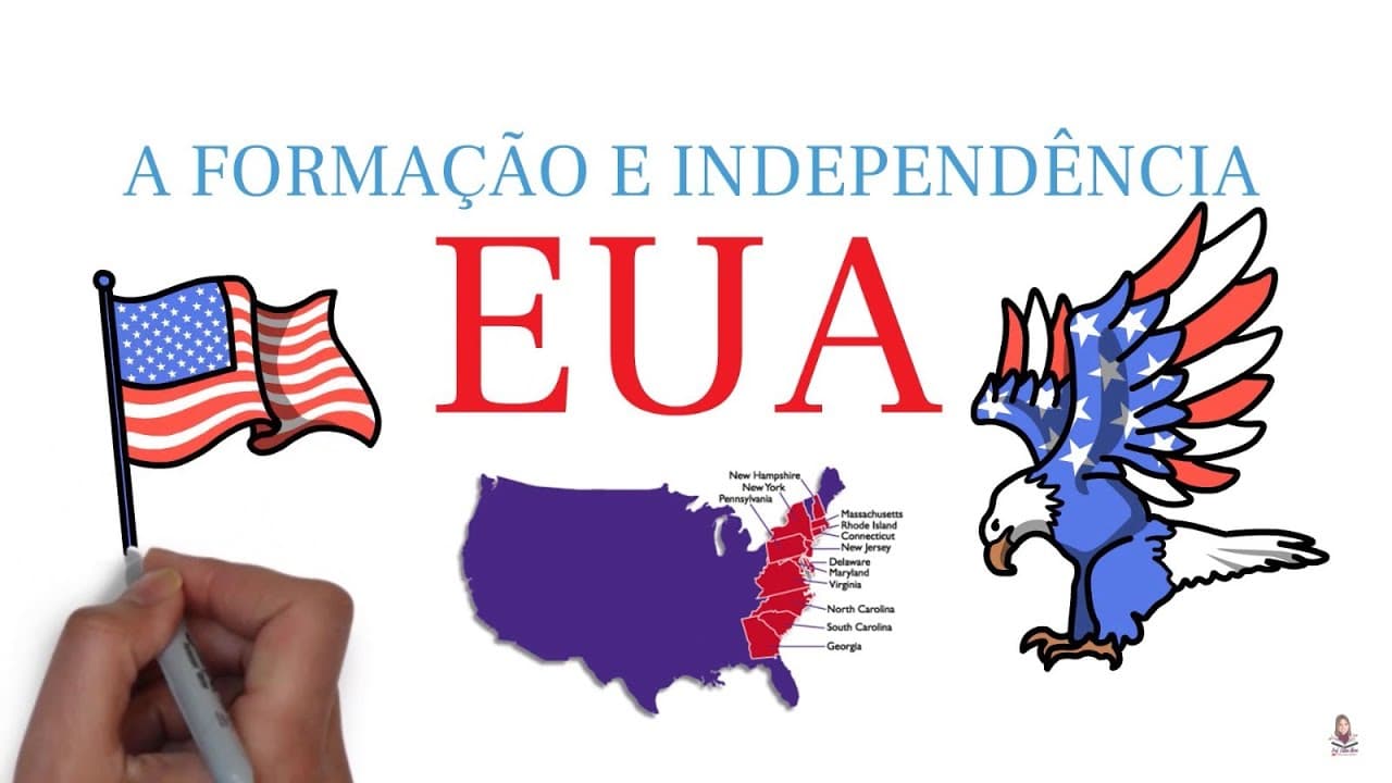 Thumbnail: FORMAÇÃO E INDEPENDÊNCIA DOS EUA -#estadosunidos