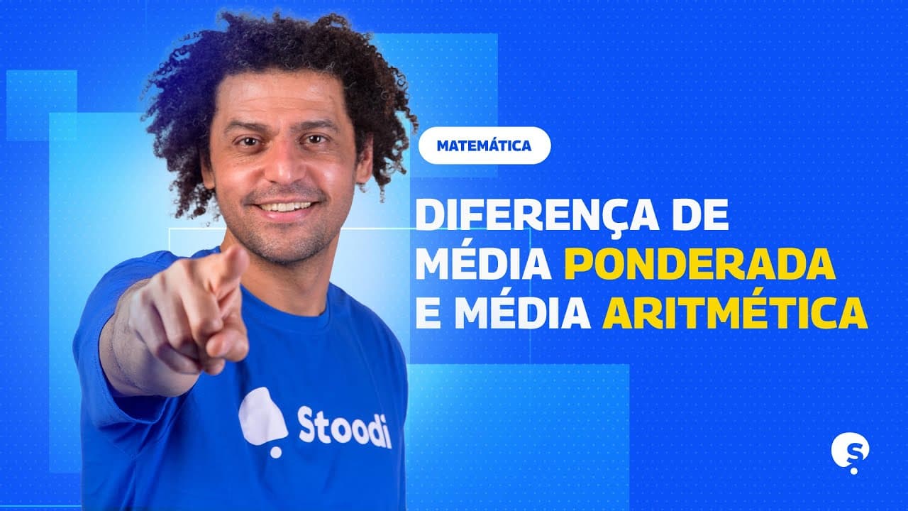 Thumbnail: REVISÃO ENEM | VOCÊ SABE A DIFERENÇA ENTRE MÉDIA PONDERADA E MÉDIA ARITMÉTICA?