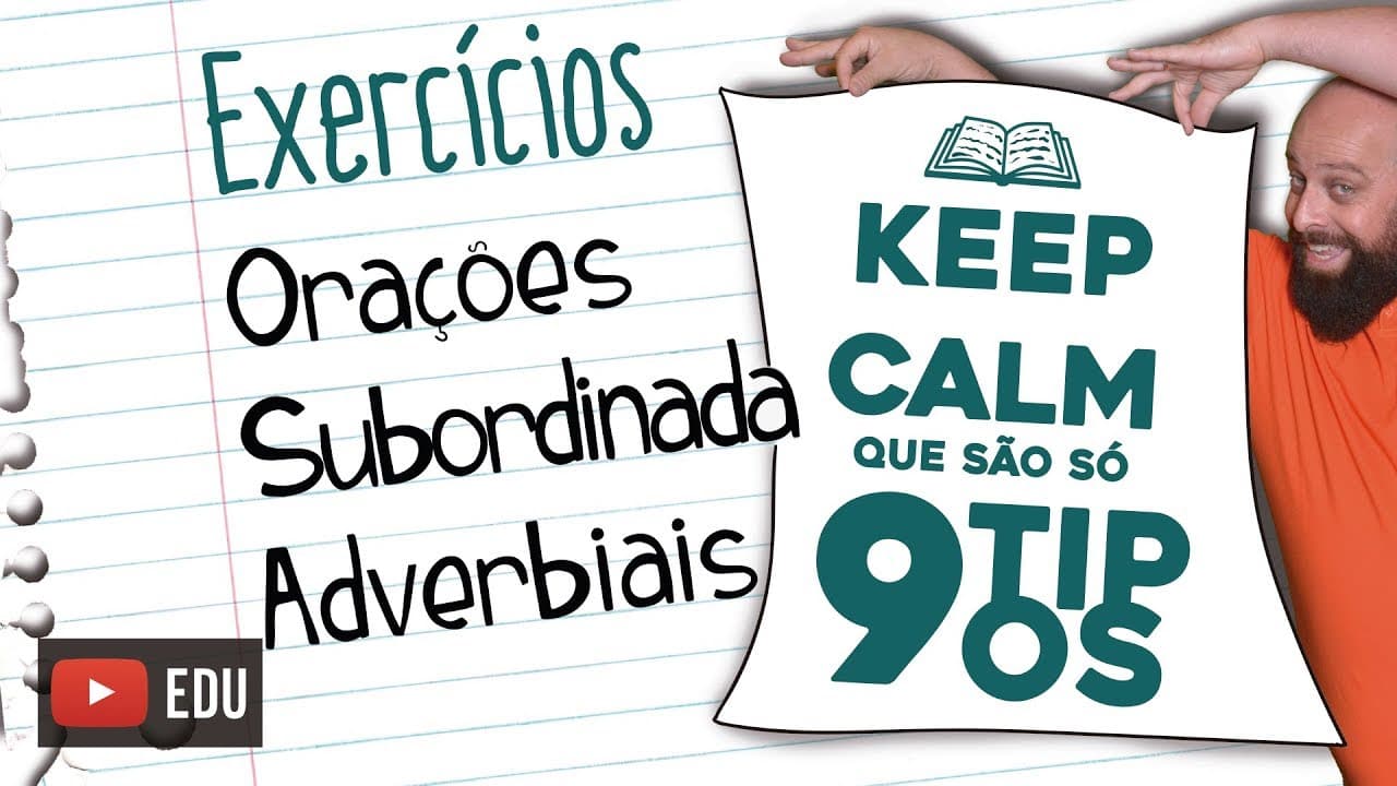 Thumbnail: Exercícios de Orações Subordinadas Adverbiais [Prof Noslen]