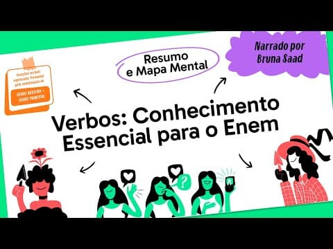 Thumbnail da aula: VERBOS | Português | Quer Que Desenhe