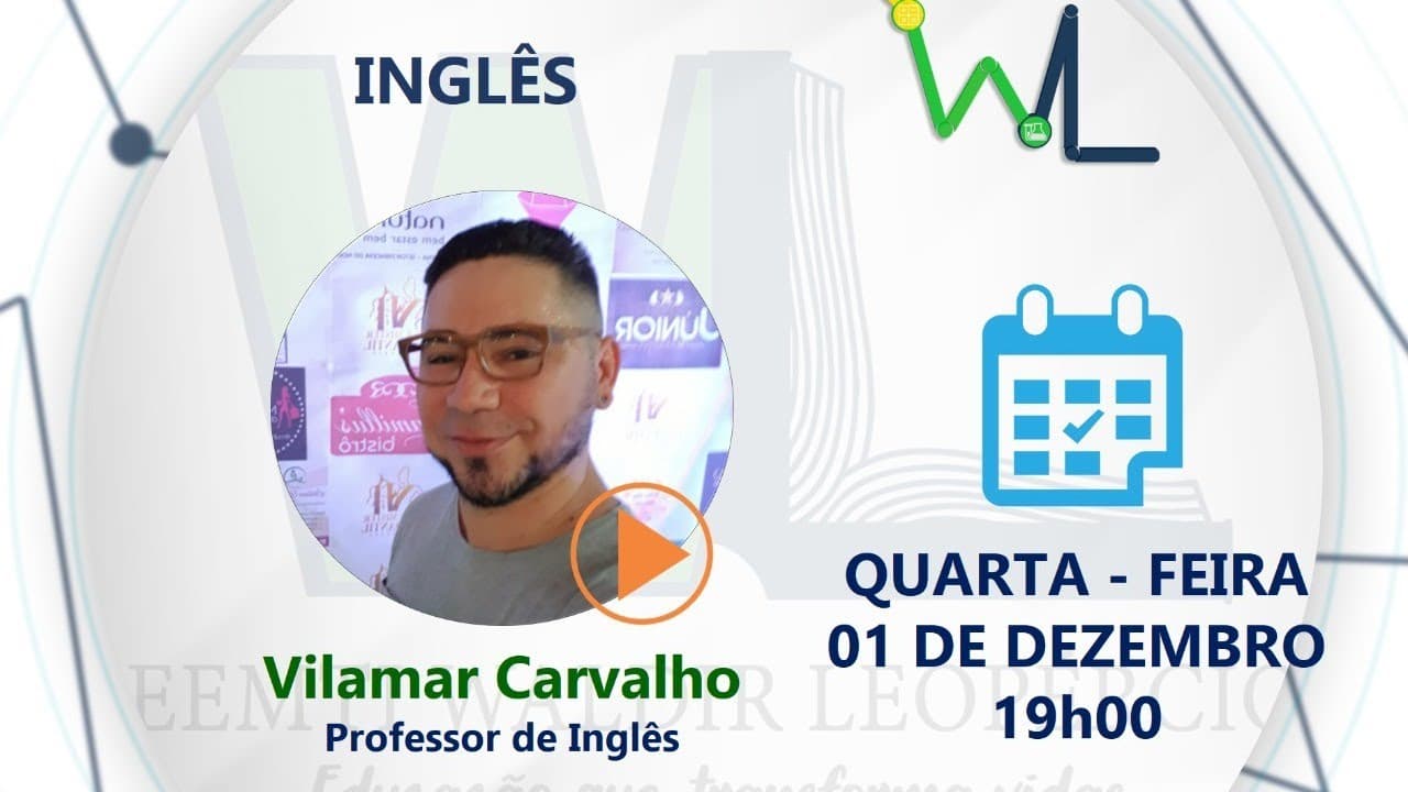 Thumbnail: RESOLUÇÃO QUESTÕES ENEM LÍNGUA ESTRANGEIRA INGLÊS | RUMO À UNIVERSIDADE | Prof. Vilamar Carvalho