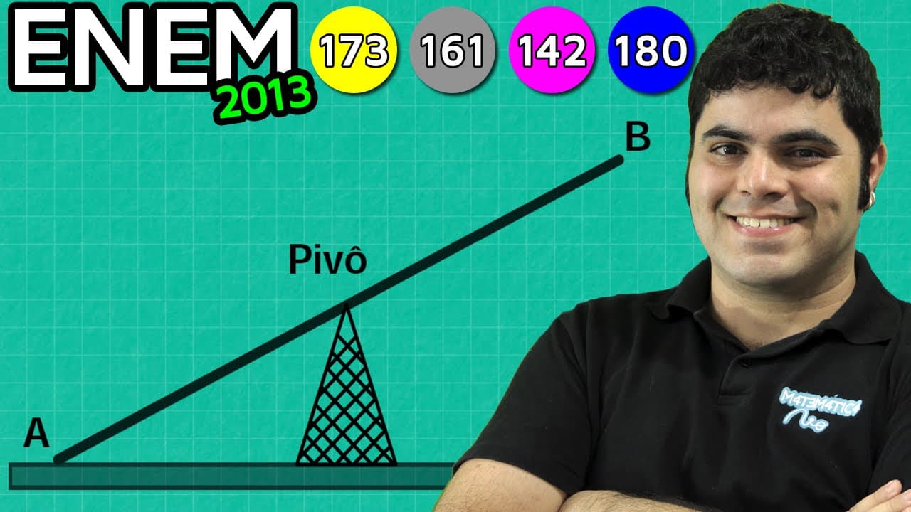Thumbnail: ENEM 2013 Matemática #45 - Projeção Ortogonal da Gangorra (com pegadinha)
