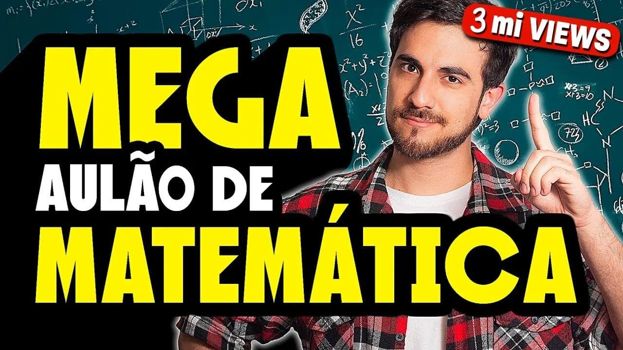 Thumbnail: 🧠 MATEMÁTICA BÁSICA DO ZERO!! - Aulão Completo (MESTRES DO ENEM) [M01]