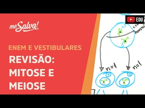 Thumbnail da aula: Me Salva! CIT30 - Citologia - Revisão: Mitose e Meiose