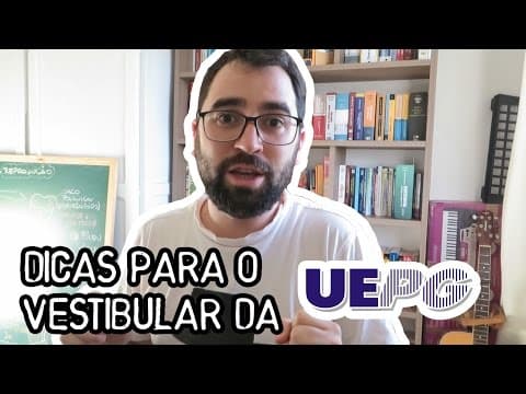 Thumbnail da aula: Dicas para a prova de biologia da UEPG - Inverno 2016