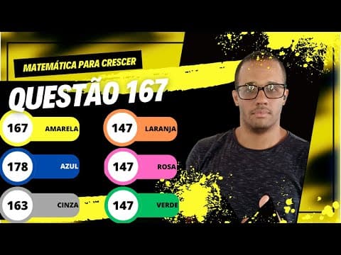 Thumbnail da aula: QUESTÃO 167 ENEM 2023 CADERNO AMARELO   Estudantes trabalhando com robótica criaram uma “torneira in