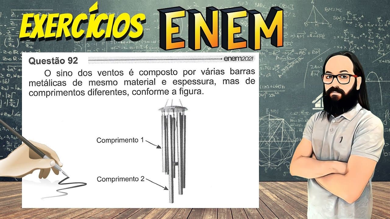 Thumbnail: Resolução Questão 92 - Prova Azul - Física - Enem 2021