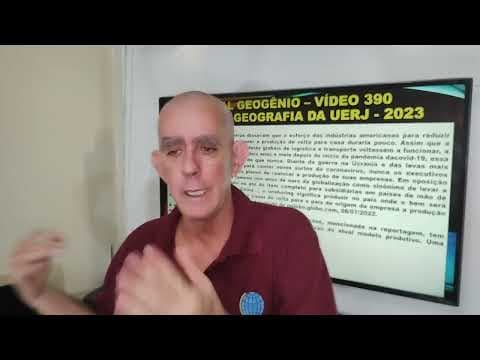 Thumbnail da aula: PROVA COMENTADA DE GEOGRAFIA DA UERJ 2023