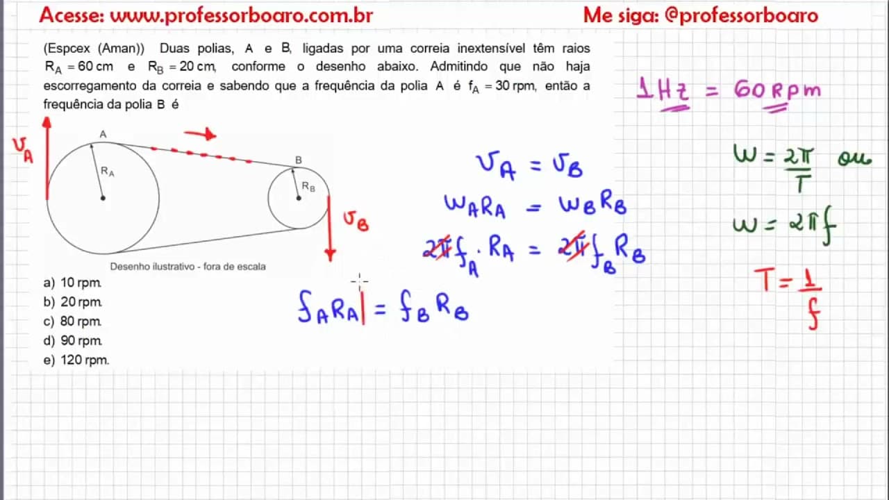 Thumbnail: EXERCÍCIOS PARA REVISÃO DE FÍSICA - Café com o Professor Boaro