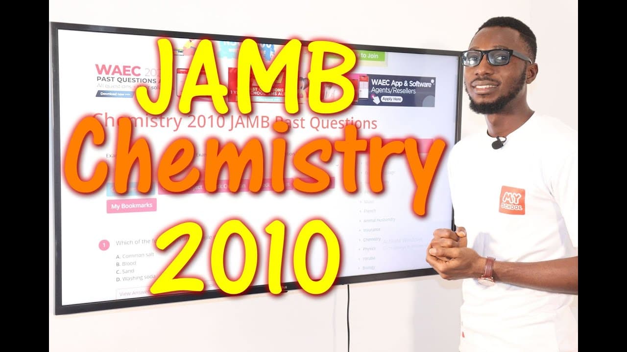 Thumbnail: JAMB CBT Chemistry 2010 Past Questions 1 - 25