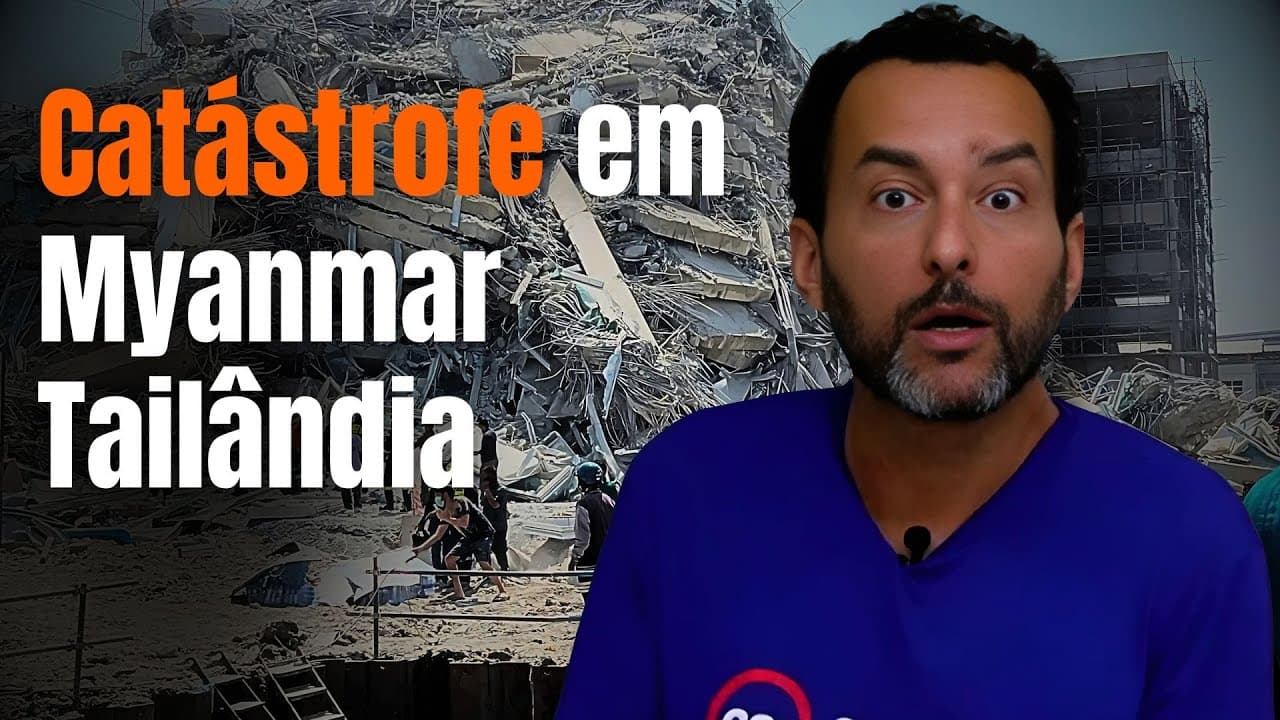 Thumbnail: Myanmar e Tailândia Sofrem com o TERREMOTO!